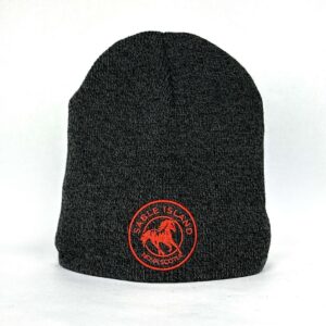Sable Island Patch Toque (Orange on Grey)