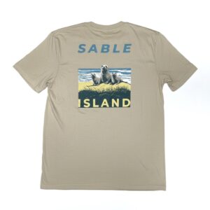 Sable Island Seals Print Tee (Sandstone)