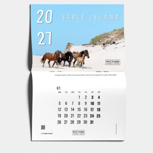 2027 Calendar - Sable Island in Colour